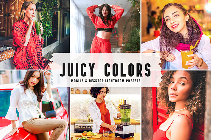 40 پریست لایت روم پرتره فشن و پریست کمرا راو و اکشن فتوشاپ Juicy Colors Lightroom Presets 40 پریست لایت روم پرتره فشن و پریست کمرا راو و اکشن فتوشاپ Juicy Colors Lightroom Presets