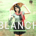 40 پریست لایت روم پرتره فضای باز و پریست کمرا راو و اکشن فتوشاپ Blanch Lightroom Presets