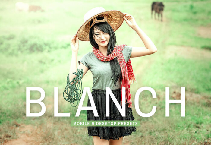 40 پریست لایت روم پرتره فضای باز و پریست کمرا راو و اکشن فتوشاپ Blanch Lightroom Presets