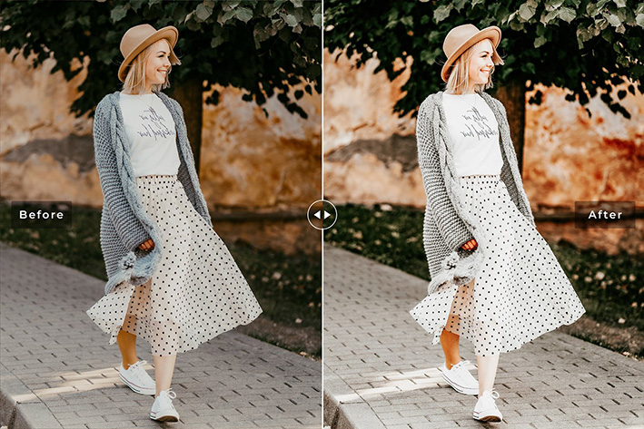 40 پریست لایت روم پرتره فضای باز و پریست کمرا راو و اکشن فتوشاپ Isabelline Lightroom Presets