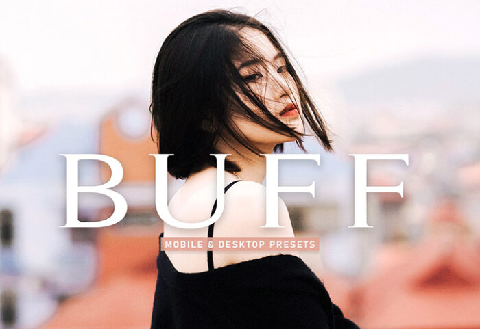 40 پریست لایت روم پرتره و پریست کمرا راو و اکشن فتوشاپ Buff Lightroom Presets V2