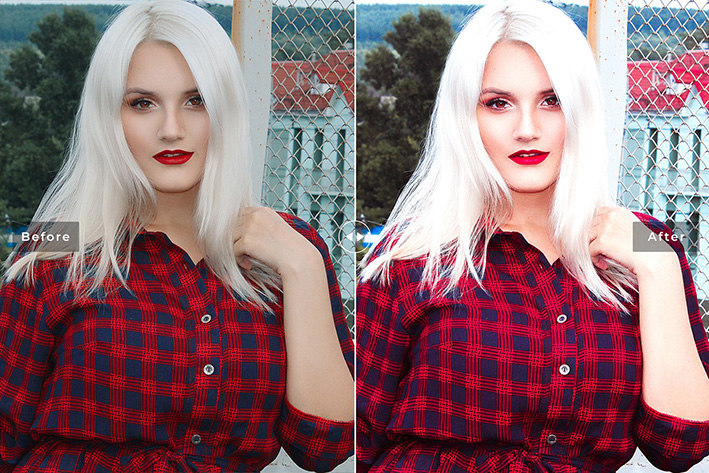 40 پریست لایت روم پرتره و پریست کمرا راو و اکشن فتوشاپ Claret Lightroom Presets