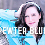 40 پریست لایت روم پرتره و پریست کمرا راو و اکشن فتوشاپ تم آبی Pewter Blue Lightroom Presets
