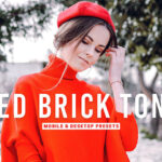 40 پریست لایت روم پرتره و پریست کمرا راو و اکشن فتوشاپ تم آجر قرمز Red Brick Tone Lightroom Presets