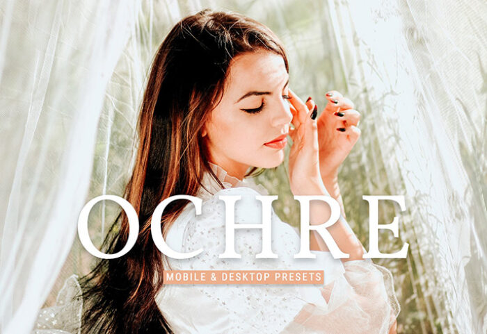 40 پریست لایت روم پرتره و پریست کمرا راو و اکشن فتوشاپ تم سینماتیک Ochre Lightroom Presets