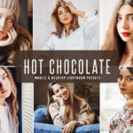 40 پریست لایت روم پرتره و پریست کمرا راو و اکشن فتوشاپ تم شکلات تیره Hot Chocolate Lightroom Presets