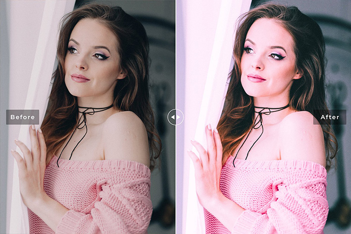 40 پریست لایت روم پرتره و پریست کمرا راو و اکشن فتوشاپ تم صورتی Ruddy Pink Lightroom Presets 40 پریست لایت روم پرتره و پریست کمرا راو و اکشن فتوشاپ تم صورتی Ruddy Pink Lightroom Presets