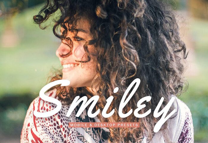 40 پریست لایت روم پرتره و پریست کمرا راو و اکشن فتوشاپ تم لبخند Smiley Lightroom Presets