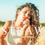 40 پریست لایت روم پرتره و پریست کمرا راو و اکشن فتوشاپ تم مزرعه Straw Lightroom Presets