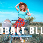 40 پریست لایت روم پرتره و پریست کمرا راو و اکشن فتوشاپ تم کبالت آبی Cobalt Blue Lightroom Presets