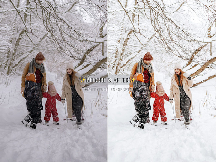 57 پریست لایت روم 2022 عکس زمستان Bright Clean WINTER WHITES Holiday Lightroom Preset 57 پریست لایت روم 2022 عکس زمستان Bright Clean WINTER WHITES Holiday Lightroom Preset