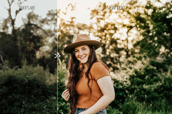 61 پریست لایت روم 2022 عکس پرتره PORTRAIT MAGIC Natural Outdoor Lightroom Presets