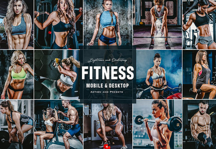 9 پریست لایت روم افکت HDR و اکشن فتوشاپ ورزش بدنسازی HDR Fitness Photoshop Actions Lightroom Presets