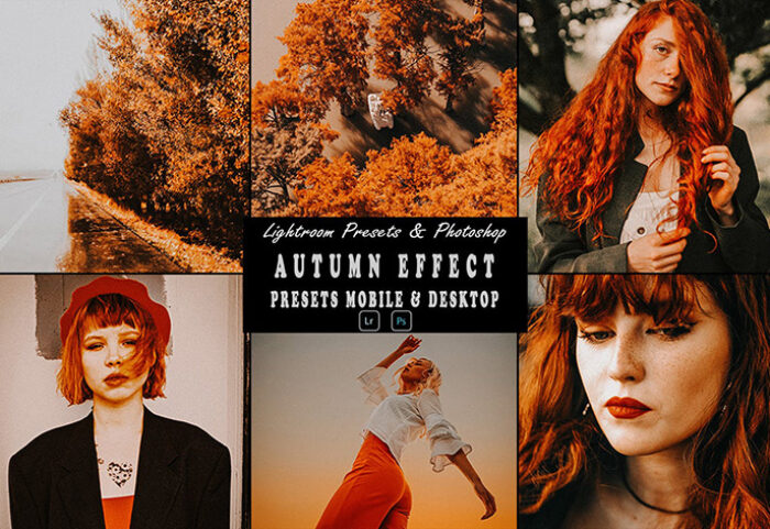 9 پریست لایت روم فصل پاییز و اکشن فتوشاپ Autumn Photoshop Action Lightrom Presets