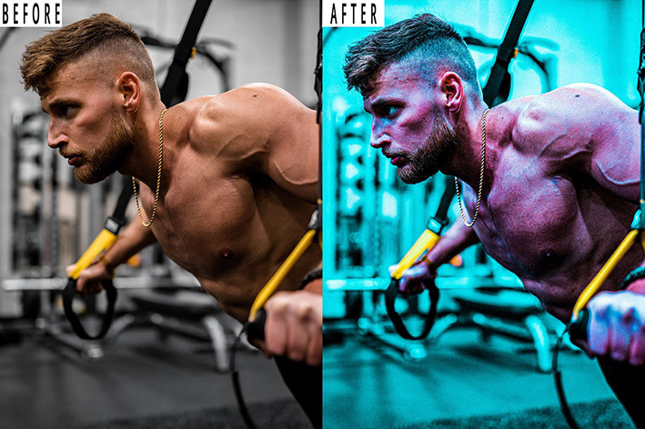 9 پریست لایت روم ورزش بدنسازی و اکشن فتوشاپ Gym Workout Tone Photoshop Action Lightrom 9 پریست لایت روم ورزش بدنسازی و اکشن فتوشاپ Gym Workout Tone Photoshop Action Lightrom