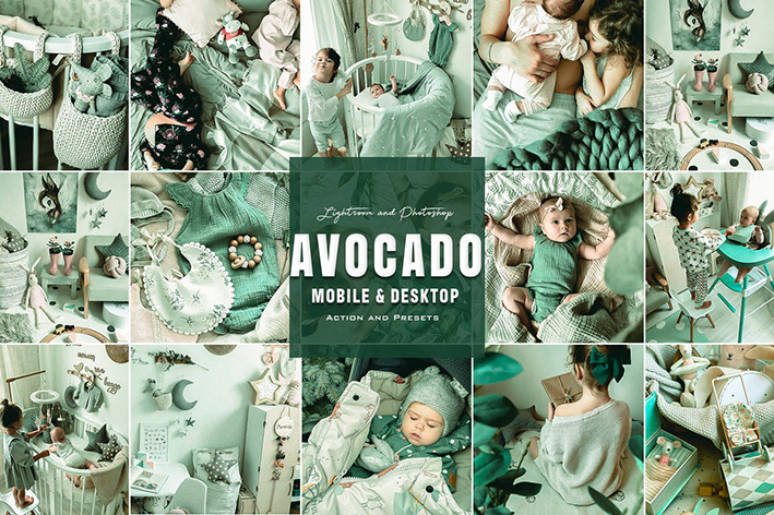 9 پریست لایت روم کودک و اکشن فتوشاپ تم آوکادو Avocado Photoshop Actions Lightroom Presets 9 پریست لایت روم کودک و اکشن فتوشاپ تم آوکادو Avocado Photoshop Actions Lightroom Presets