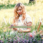 40 پریست لایت روم پرتره و پریست کمرا راو و اکشن فتوشاپ تم اقاقیا Acacia Lightroom Presets