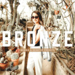 40 پریست لایت روم پرتره و پریست کمرا راو و اکشن فتوشاپ تم برنزه Bronze Lightroom Presets