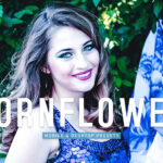 40 پریست لایت روم پرتره و پریست کمرا راو و اکشن فتوشاپ تم بنفش Cornflower Lightroom Presets