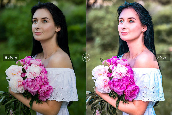 40 پریست لایت روم پرتره و پریست کمرا راو و اکشن فتوشاپ تم بهار Bletilla Lightroom Presets 40 پریست لایت روم پرتره و پریست کمرا راو و اکشن فتوشاپ تم بهار Bletilla Lightroom Presets