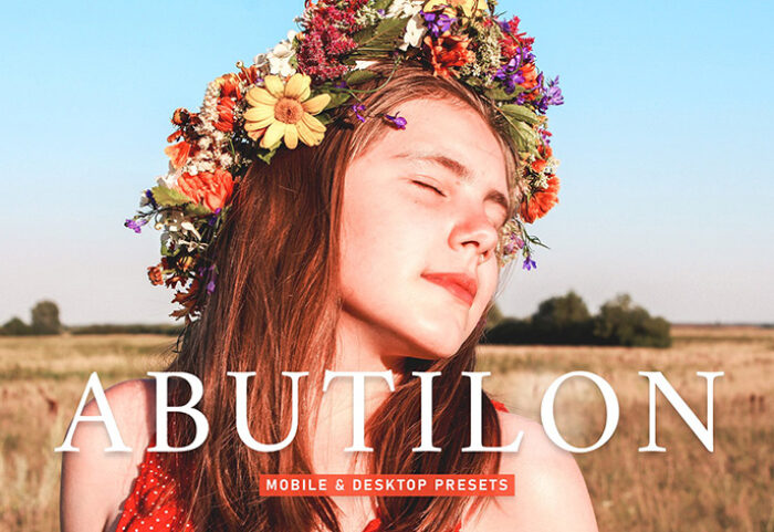 40 پریست لایت روم پرتره و پریست کمرا راو و اکشن فتوشاپ تم دختر مزرعه Abutilon Lightroom Presets