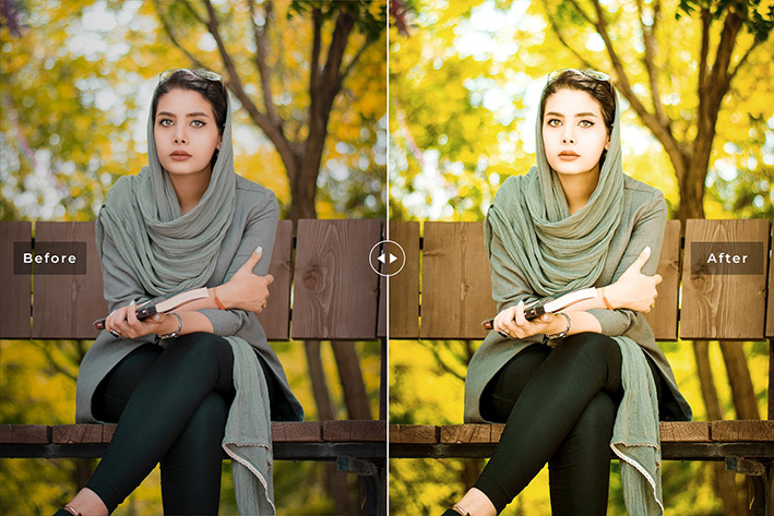 40 پریست لایت روم پرتره و پریست کمرا راو و اکشن فتوشاپ تم سرسبز Arylide Yellow Lightroom Presets 40 پریست لایت روم پرتره و پریست کمرا راو و اکشن فتوشاپ تم سرسبز Arylide Yellow Lightroom Presets