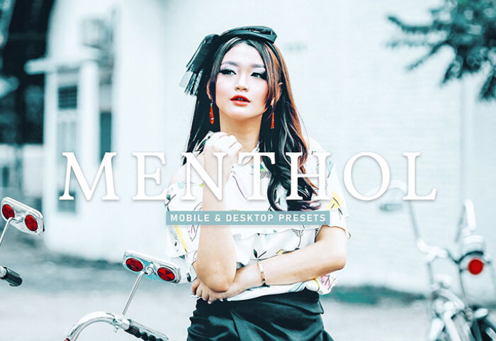 40 پریست لایت روم پرتره و پریست کمرا راو و اکشن فتوشاپ تم سینمایی Menthol Lightroom Presets