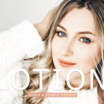 40 پریست لایت روم پرتره و پریست کمرا راو و اکشن فتوشاپ تم شکلاتی Lotion Lightroom Presets