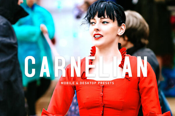 40 پریست لایت روم پرتره و پریست کمرا راو و اکشن فتوشاپ تم فشن Carnelian Lightroom Presets