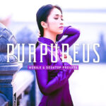 40 پریست لایت روم پرتره و پریست کمرا راو و اکشن فتوشاپ تم فضای باز Purpureus Lightroom Presets