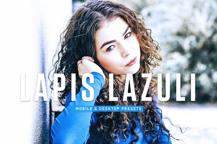 40 پریست لایت روم پرتره و پریست کمرا راو و اکشن فتوشاپ تم لاجوردی Lapis lazuli Lightroom Presets 40 پریست لایت روم پرتره و پریست کمرا راو و اکشن فتوشاپ تم لاجوردی Lapis lazuli Lightroom Presets
