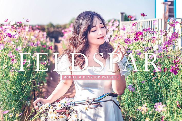 40 پریست لایت روم پرتره و پریست کمرا راو و اکشن فتوشاپ فصل بهار Feldspar Lightroom Presets 40 پریست لایت روم پرتره و پریست کمرا راو و اکشن فتوشاپ فصل بهار Feldspar Lightroom Presets