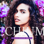 40 پریست لایت روم و پریست کمرا راو و اکشن فتوشاپ تم بنفش Echium Lightroom Presets