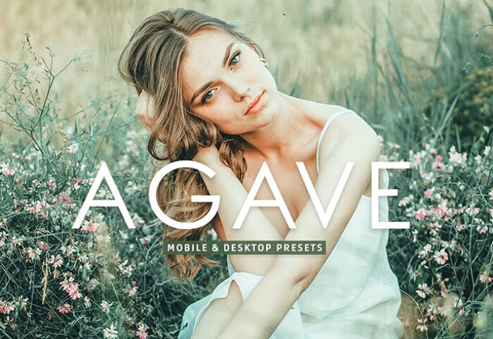 40 پریست لایت روم و پریست کمرا راو و اکشن فتوشاپ تم بهاری Agave Lightroom Presets