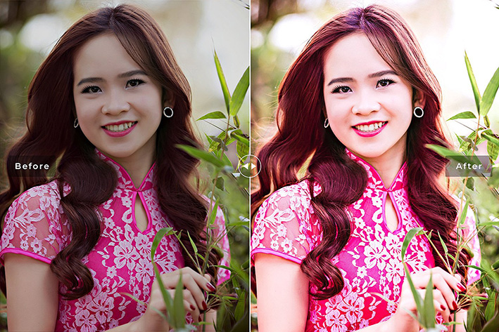 40 پریست لایت روم و پریست کمرا راو و اکشن فتوشاپ تم بهاری Hollyhock Lightroom Presets 40 پریست لایت روم و پریست کمرا راو و اکشن فتوشاپ تم بهاری Hollyhock Lightroom Presets