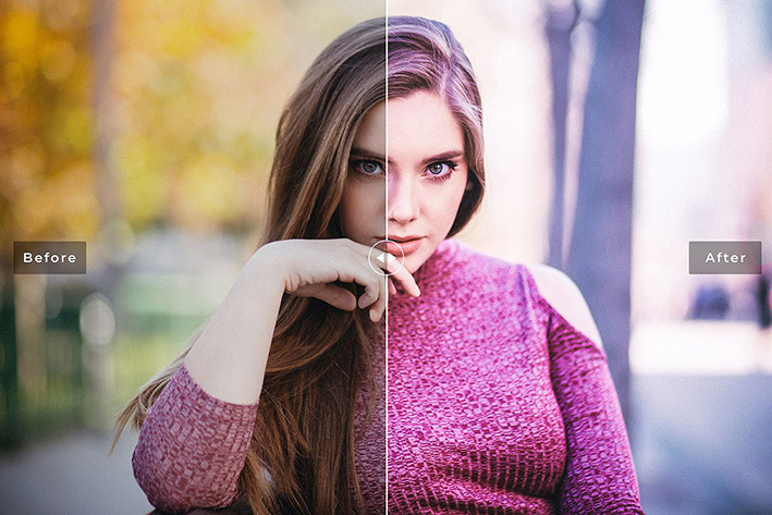40 پریست لایت روم و پریست کمرا راو و اکشن فتوشاپ تم بهاری Hollyhock Lightroom Presets 40 پریست لایت روم و پریست کمرا راو و اکشن فتوشاپ تم بهاری Hollyhock Lightroom Presets