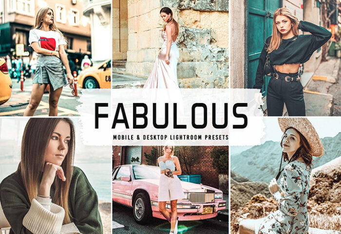 40 پریست لایت روم و پریست کمرا راو و اکشن فتوشاپ تم شگفت آور Fabulous Lightroom Presets