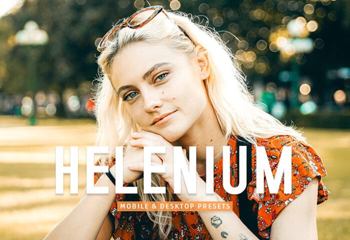 40 پریست لایت روم و پریست کمرا راو و اکشن فتوشاپ تم فضای باز Helenium Lightroom Presets