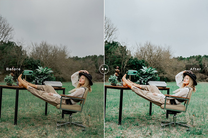 40 پریست لایت روم و پریست کمرا راو و اکشن فتوشاپ فصل بهار Basil Lightroom Presets 40 پریست لایت روم و پریست کمرا راو و اکشن فتوشاپ فصل بهار Basil Lightroom Presets