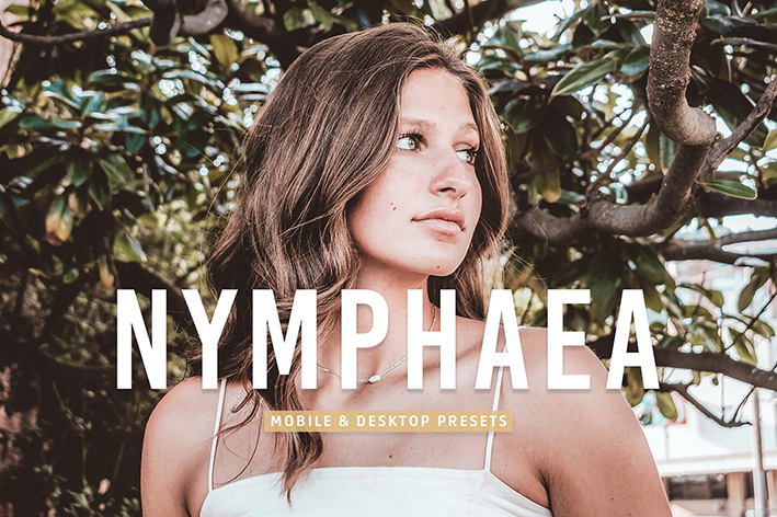 40 پریست لایت روم و پریست کمرا راو و اکشن فتوشاپ پرتره فضای باز Nymphaea Lightroom Presets 40 پریست لایت روم و پریست کمرا راو و اکشن فتوشاپ پرتره فضای باز Nymphaea Lightroom Presets