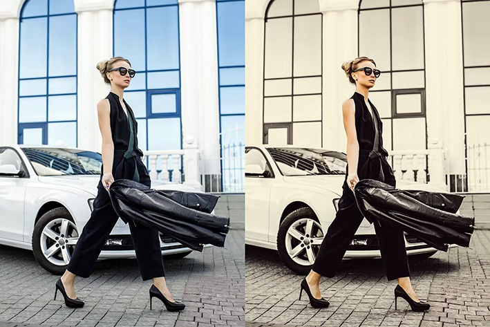 100 پریست لایت روم 2022 و لات رنگی سیاه لوکس Luxury Black Lightroom Presets and LUTs 100 پریست لایت روم 2022 و لات رنگی سیاه لوکس Luxury Black Lightroom Presets and LUTs