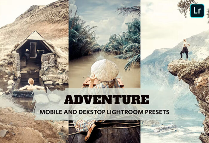 14 پریست لایت روم 2022 حرفه ای تم رنگی سینماتیک Adventure Lightroom Presets