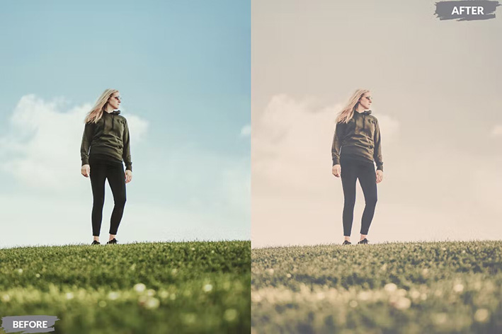 14 پریست لایت روم 2022 حرفه ای تم مات رنگی Nudes Matte Lightroom Presets