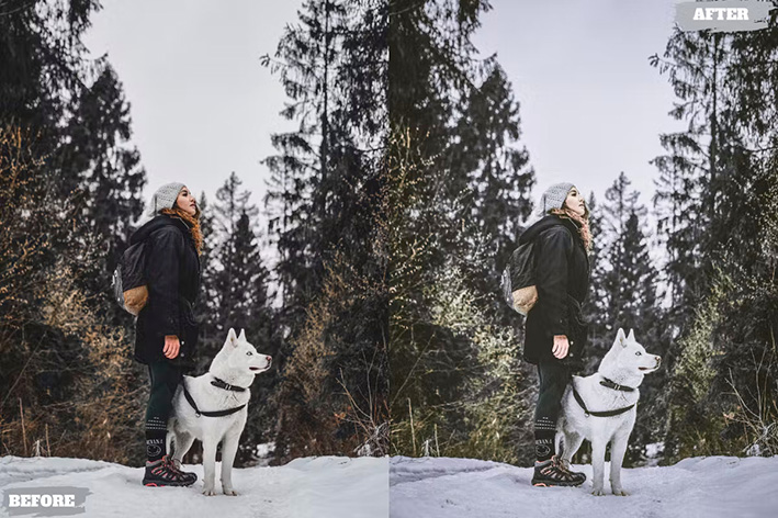 14 پریست لایت روم 2022 حرفه ای فصل زمستان Snowy Lightroom Presets 14 پریست لایت روم 2022 حرفه ای فصل زمستان Snowy Lightroom Presets