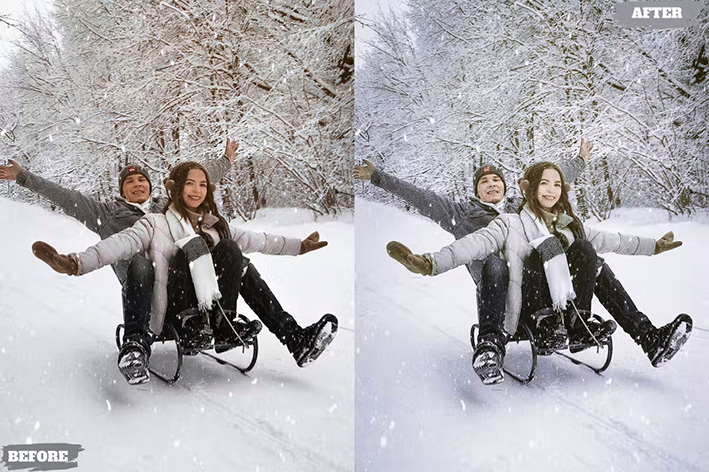 14 پریست لایت روم 2022 حرفه ای فصل زمستان Snowy Lightroom Presets 14 پریست لایت روم 2022 حرفه ای فصل زمستان Snowy Lightroom Presets