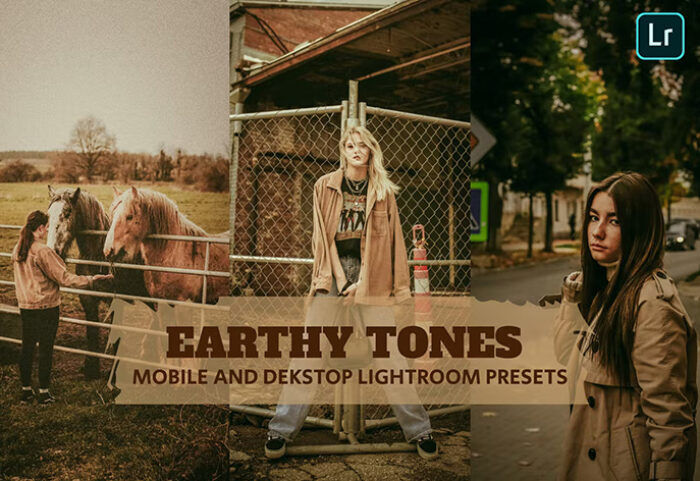 14 پریست لایت روم 2022 فضای باز تم زمین Earthy Tones Lightroom Presets