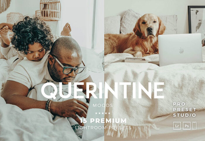 30پریست لایت روم 1401 سینمایی تم شکلاتی Quarantine Moods presets Lightroom