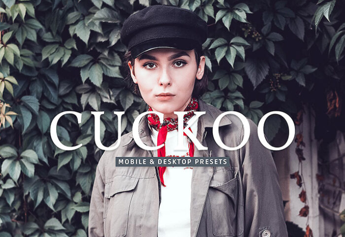 40 پریست لایت روم پرتره فضای باز و پریست کمرا راو و اکشن فتوشاپ Cuckoo Lightroom Presets