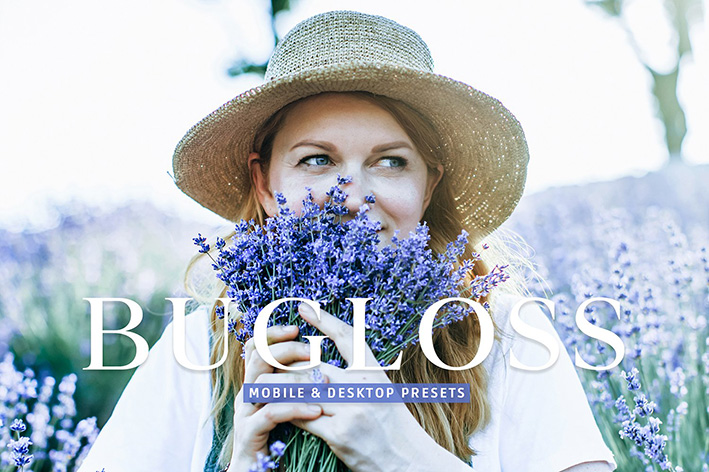 40 پریست لایت روم پرتره فضای باز و پریست کمرا راو و اکشن فتوشاپ تم بنفش Bugloss Lightroom Presets 40 پریست لایت روم پرتره فضای باز و پریست کمرا راو و اکشن فتوشاپ تم بنفش Bugloss Lightroom Presets