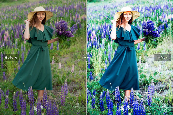 40 پریست لایت روم پرتره فضای باز و پریست کمرا راو و اکشن فتوشاپ تم بنفش Bugloss Lightroom Presets 40 پریست لایت روم پرتره فضای باز و پریست کمرا راو و اکشن فتوشاپ تم بنفش Bugloss Lightroom Presets
